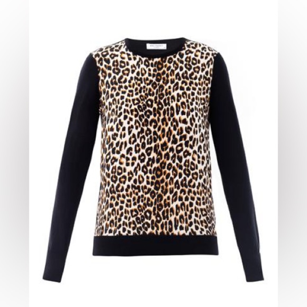Equipment Roland Leopard Print Sweatshirt - Picture 2 of 9